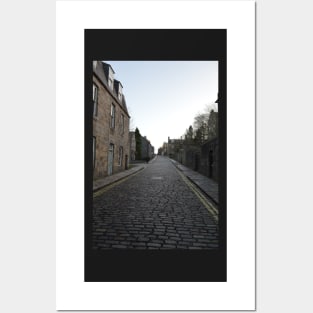 Cobblestone streets of Aberdeen Posters and Art